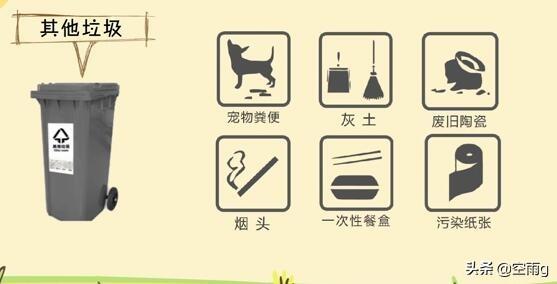 其他垃圾都有哪些（其他垃圾有哪些20种）